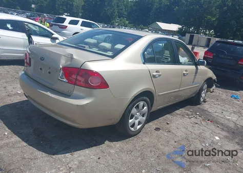 2007 Kia Optima Lx/Ex from USA, damaged, VIN KNAGE123375163667